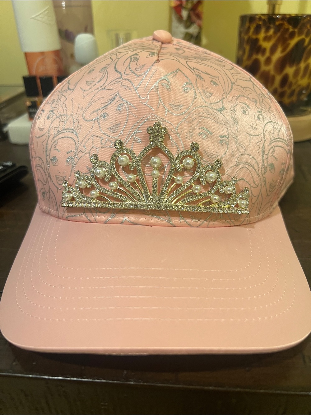 Disney Pink Princess Tiara Baseball Cap - Women Accessories